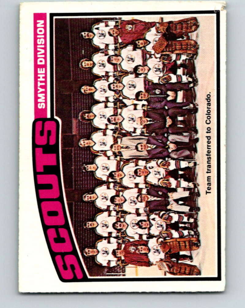 1976-77 O-Pee-Chee #138 Kansas City Scouts CL V12063