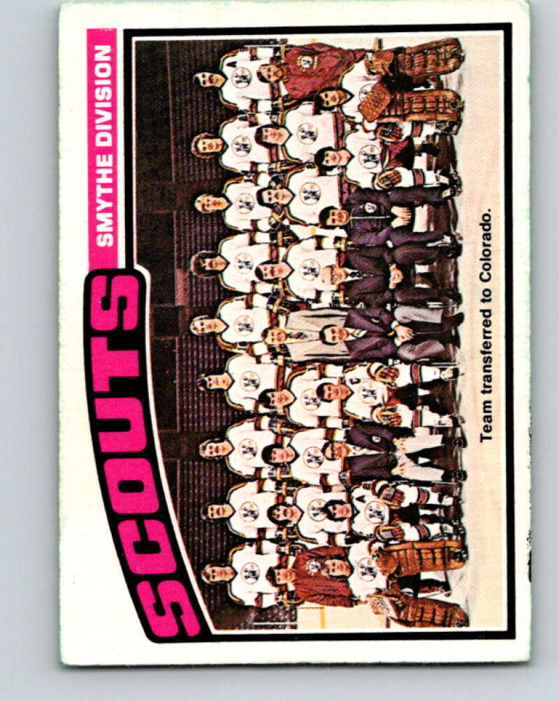 1976-77 O-Pee-Chee #138 Kansas City Scouts CL V12064