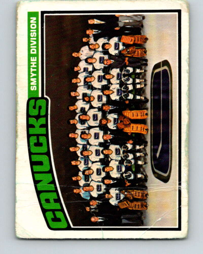 1976-77 O-Pee-Chee #148 Vancouver Canucks CL V12107
