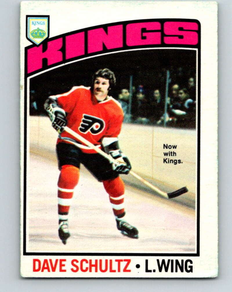 1976-77 O-Pee-Chee #150 Dave Schultz Los Angeles Kings V12116
