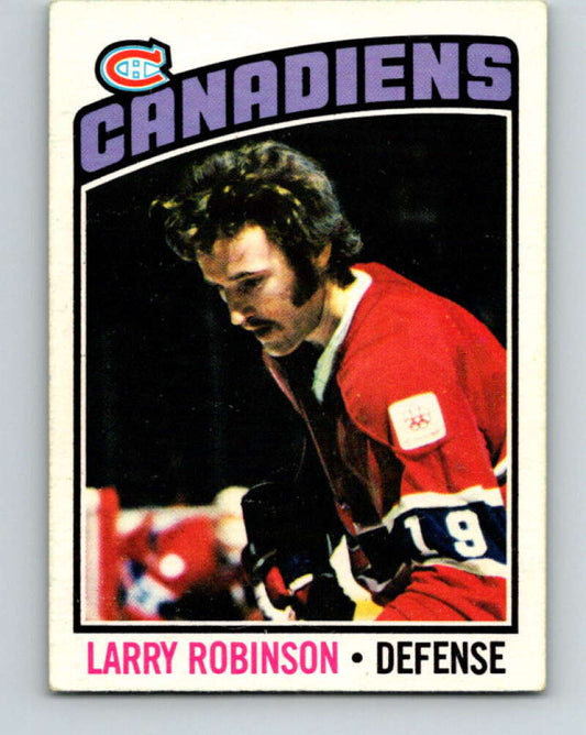 1976-77 O-Pee-Chee #151 Larry Robinson  Montreal Canadiens  V12119