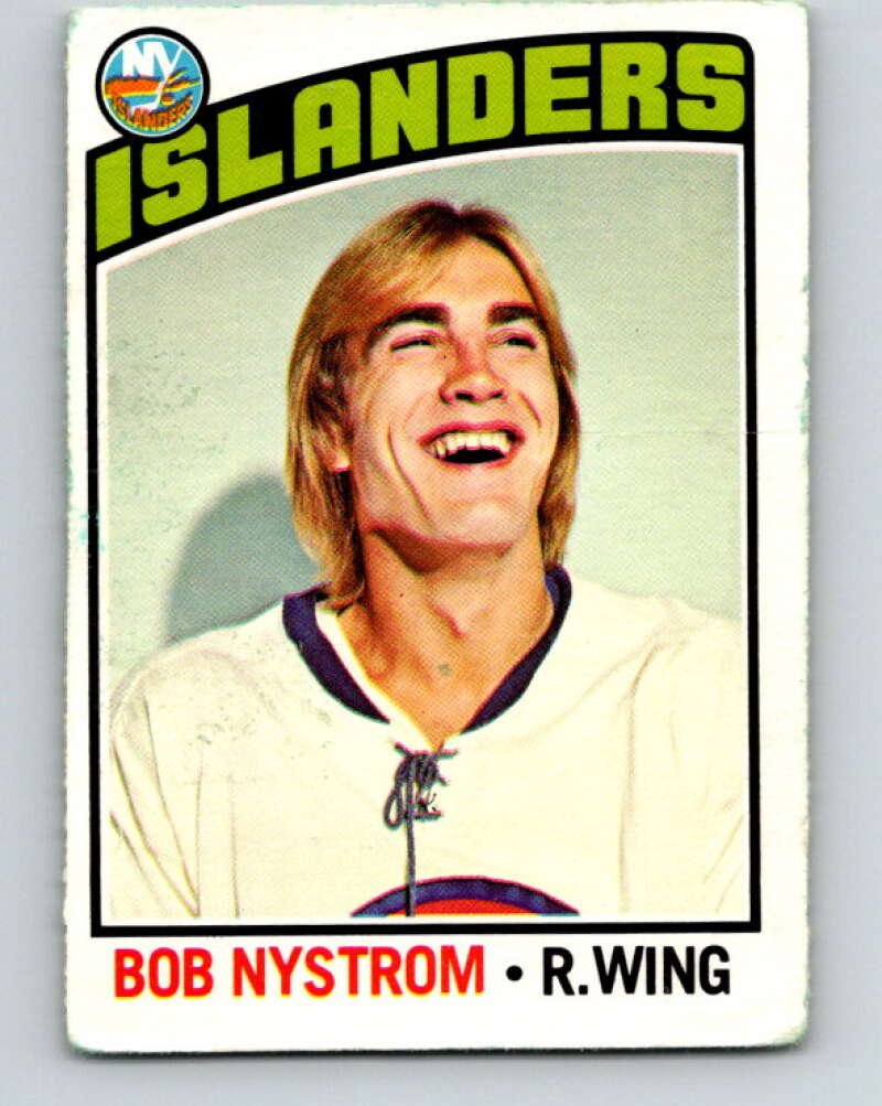 1976-77 O-Pee-Chee #153 Bob Nystrom New York Islanders V12123