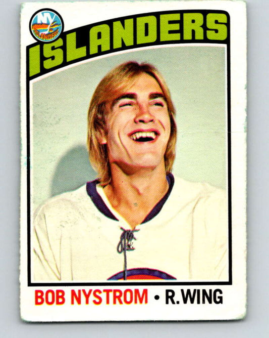 1976-77 O-Pee-Chee #153 Bob Nystrom  New York Islanders  V12123