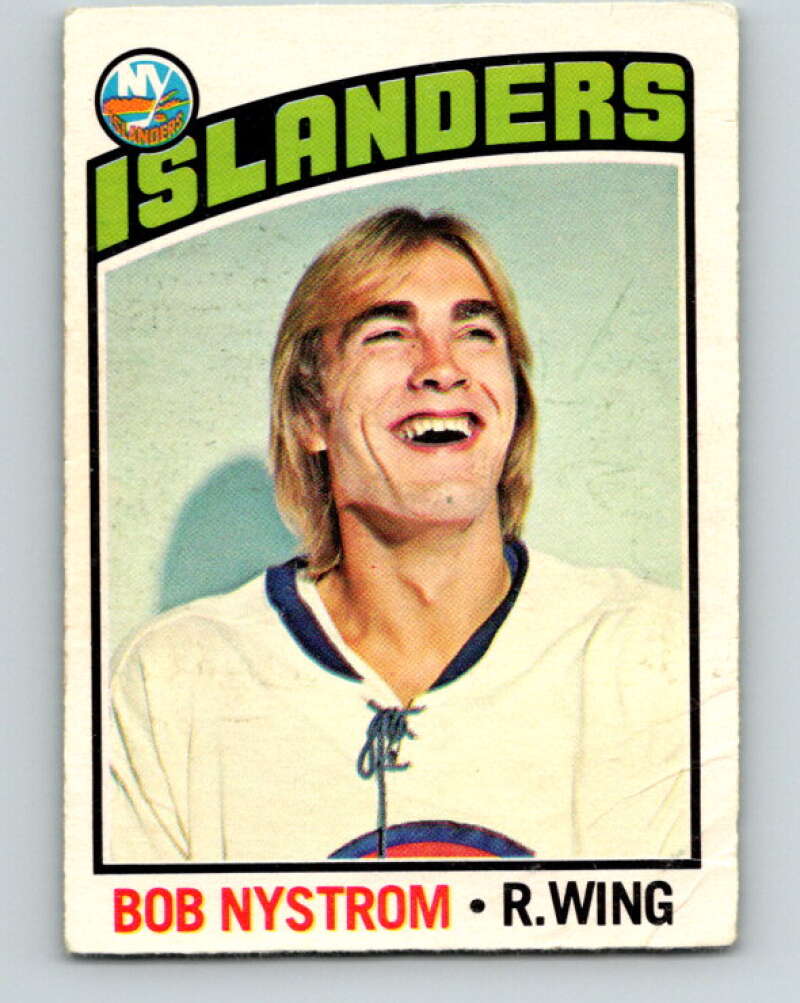 1976-77 O-Pee-Chee #153 Bob Nystrom New York Islanders V12126