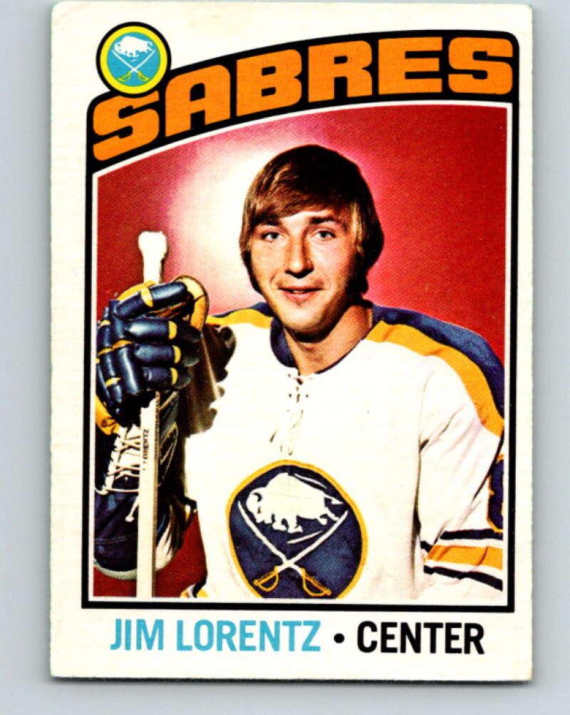 1976-77 O-Pee-Chee #162 Jim Lorentz Buffalo Sabres V12159