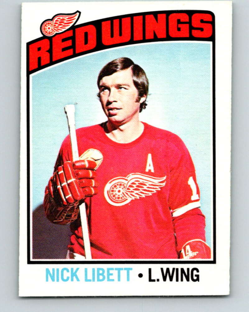 1976-77 O-Pee-Chee #171 Nick Libett Detroit Red Wings V12191