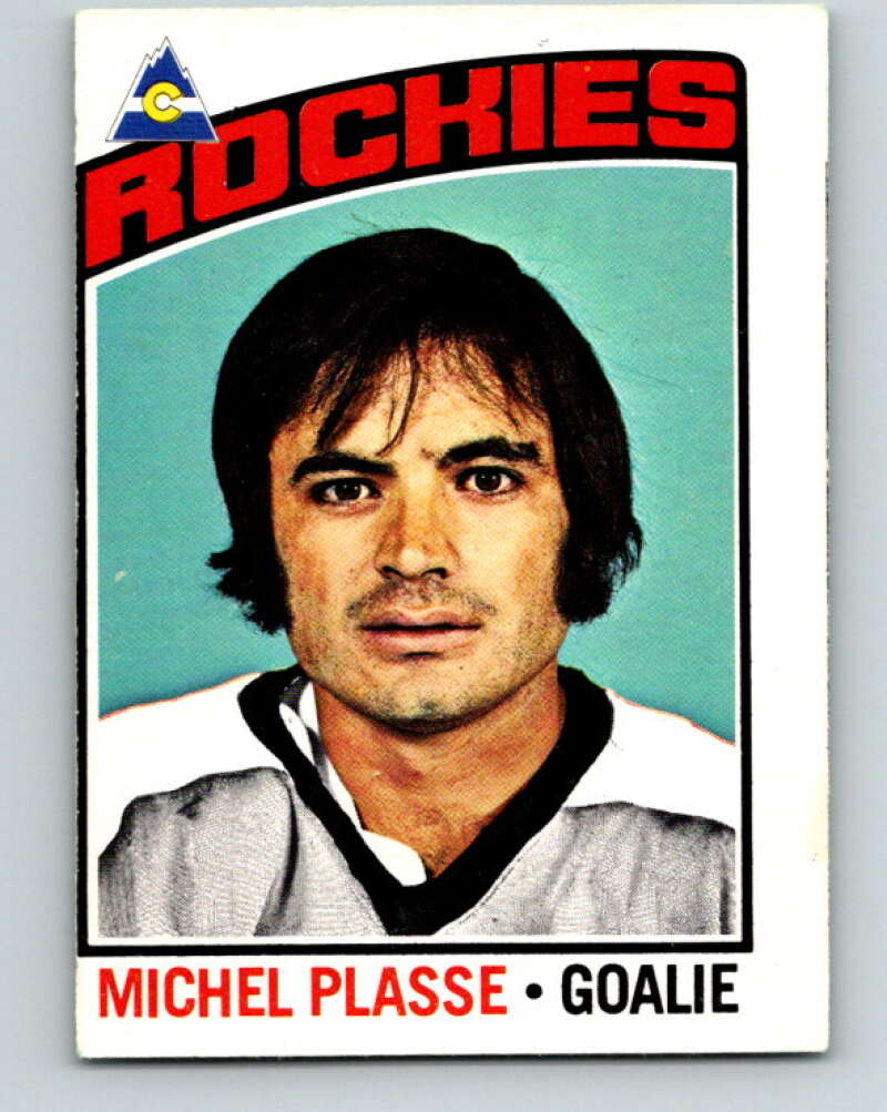 1976-77 O-Pee-Chee #172 Michel Plasse Colorado Rockies V12195