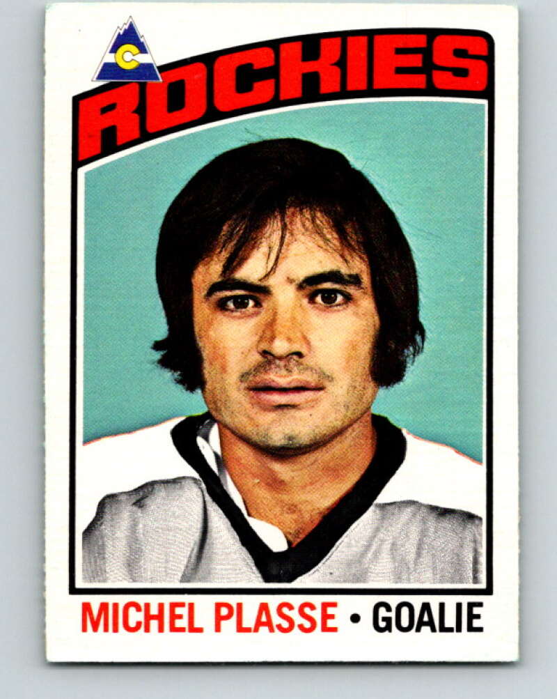 1976-77 O-Pee-Chee #172 Michel Plasse Colorado Rockies V12198