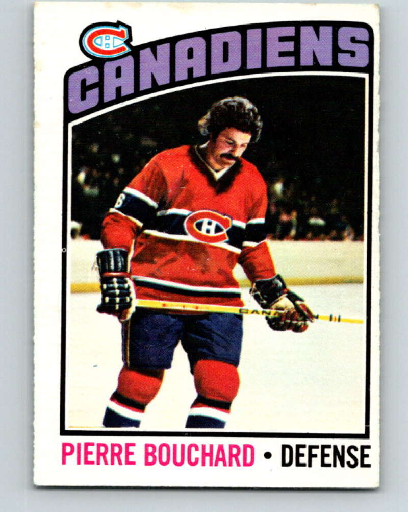 1976-77 O-Pee-Chee #177 Pierre Bouchard Montreal Canadiens V12213