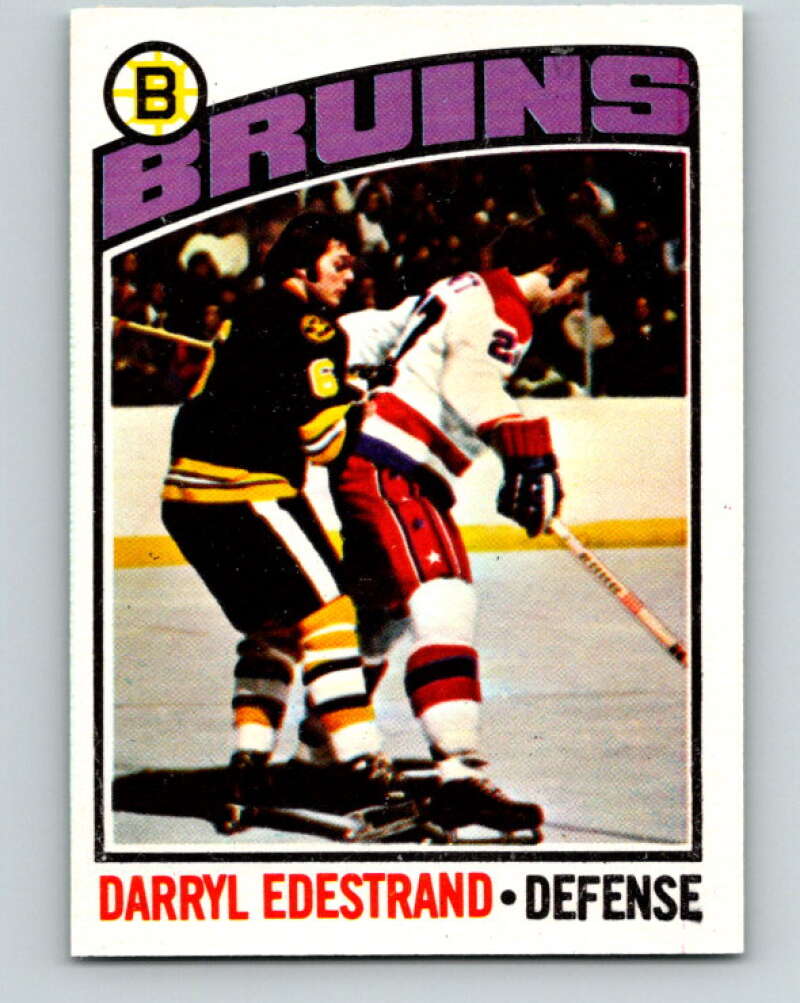 1976-77 O-Pee-Chee #179 Darryl Edestrand Boston Bruins V12218