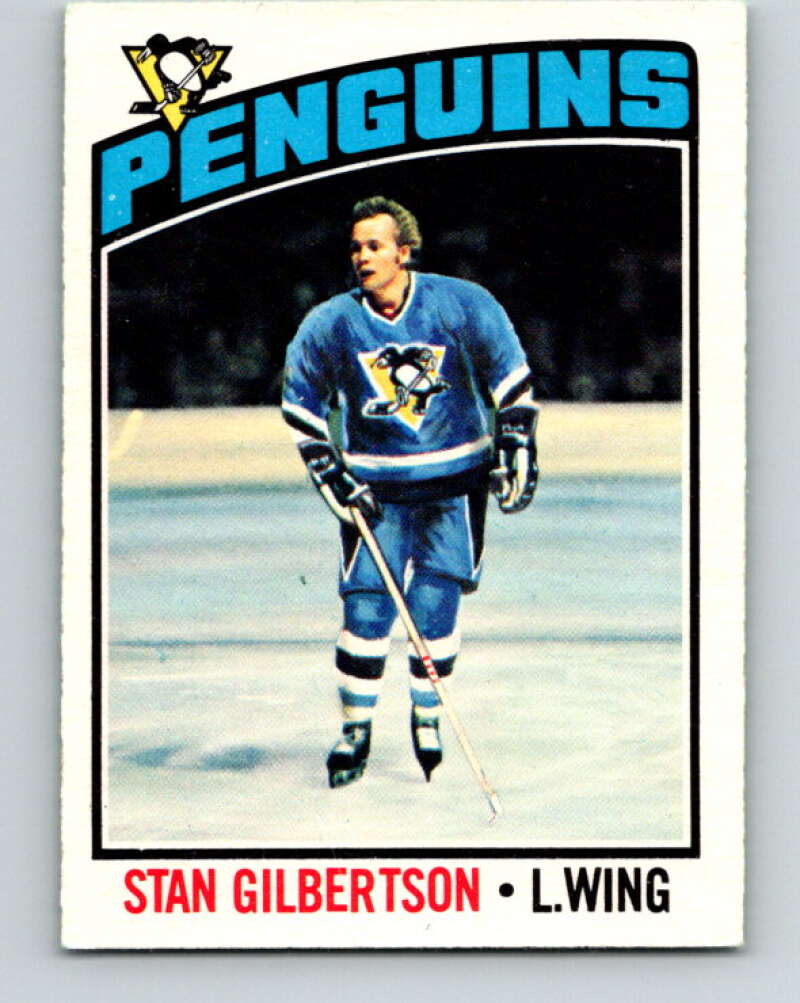 1976-77 O-Pee-Chee #187 Stan Gilbertson Pittsburgh Penguins V12235