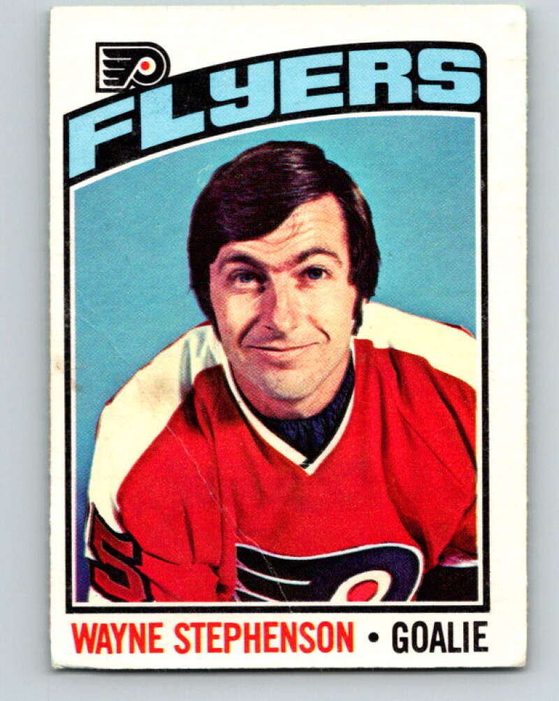 1976-77 O-Pee-Chee #190 Wayne Stephenson Flyers V12243