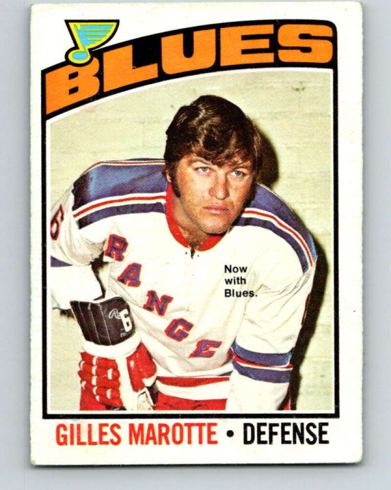 1976-77 O-Pee-Chee #192 Gilles Marotte St. Louis Blues V12253