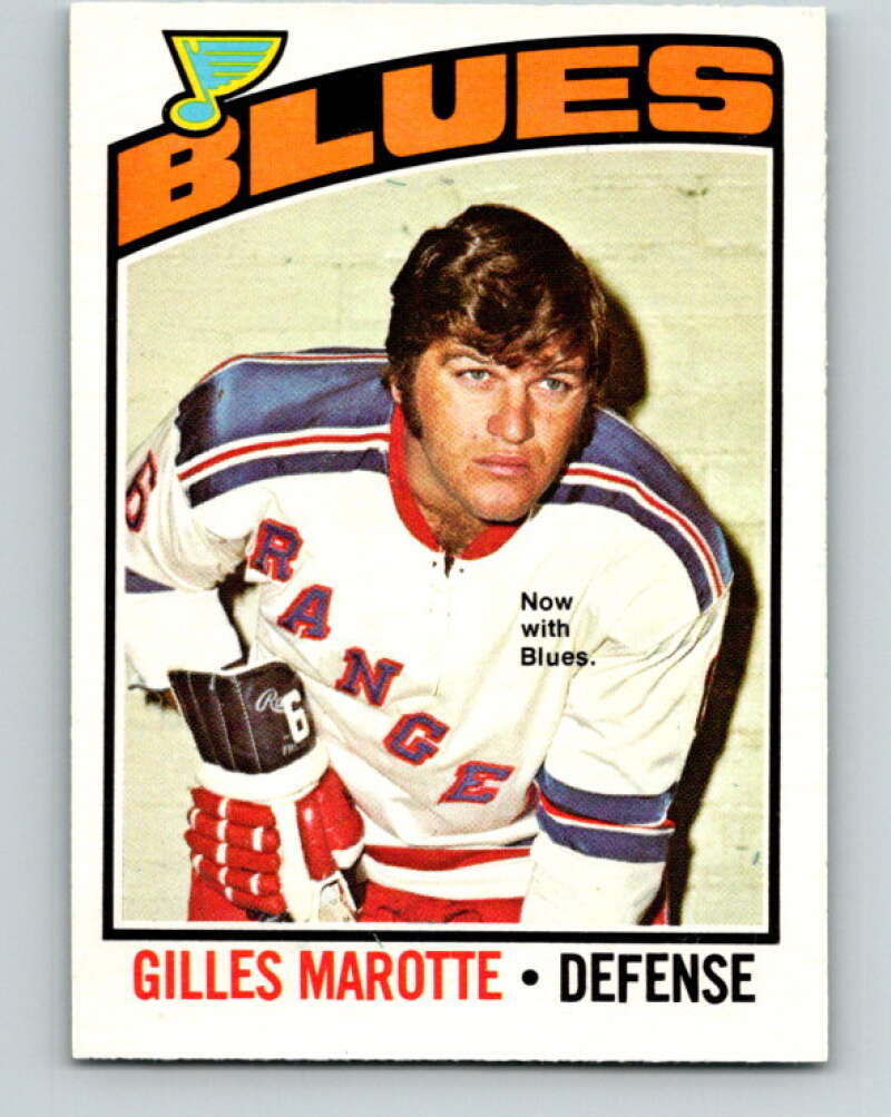 1976-77 O-Pee-Chee #192 Gilles Marotte St. Louis Blues V12256