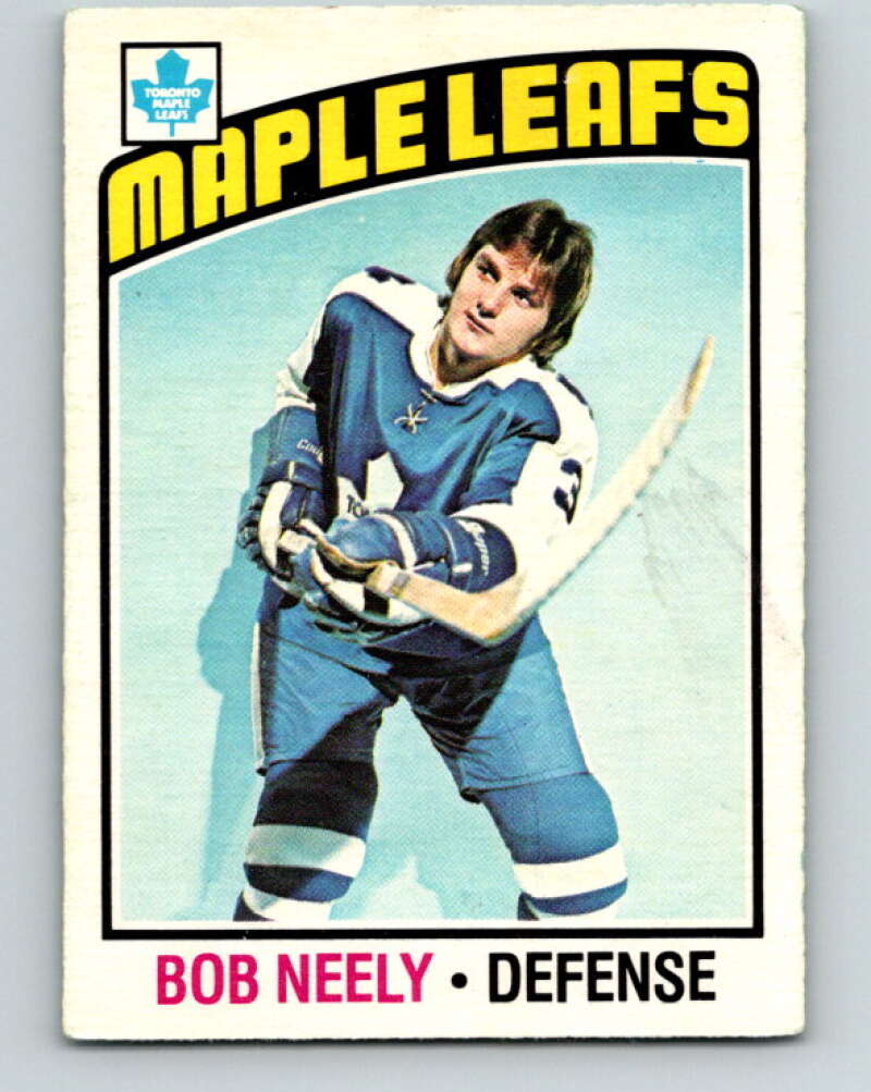 1976-77 O-Pee-Chee #194 Bob Neely Toronto Maple Leafs V12266