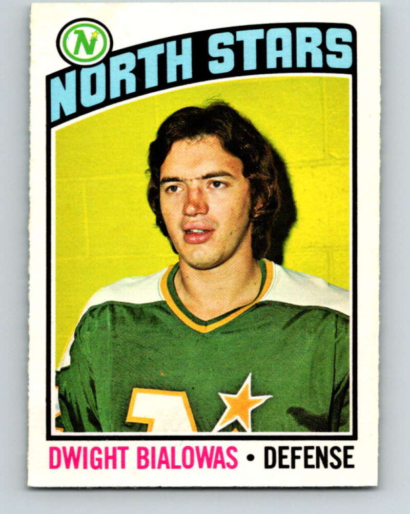 1976-77 O-Pee-Chee #198 Dwight Bialowas Minnesota North Stars V12272