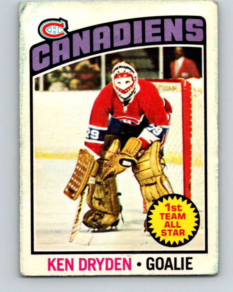 1976-77 O-Pee-Chee #200 Ken Dryden Montreal Canadiens V12279