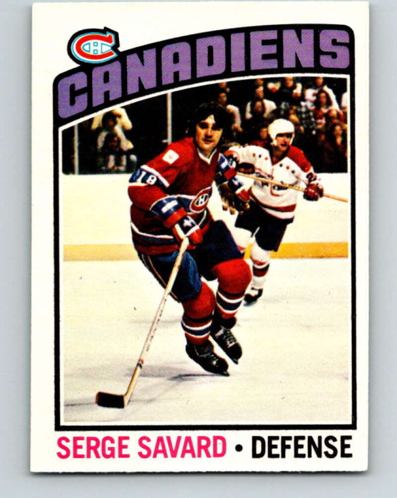 1976-77 O-Pee-Chee #205 Serge Savard Montreal Canadiens V12295