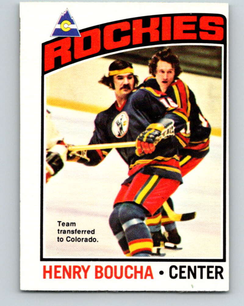 1976-77 O-Pee-Chee #209 Henry Boucha Colorado Rockies V12306