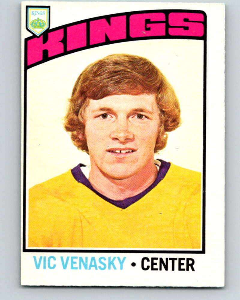 1976-77 O-Pee-Chee #211 Vic Venasky Los Angeles Kings V12309