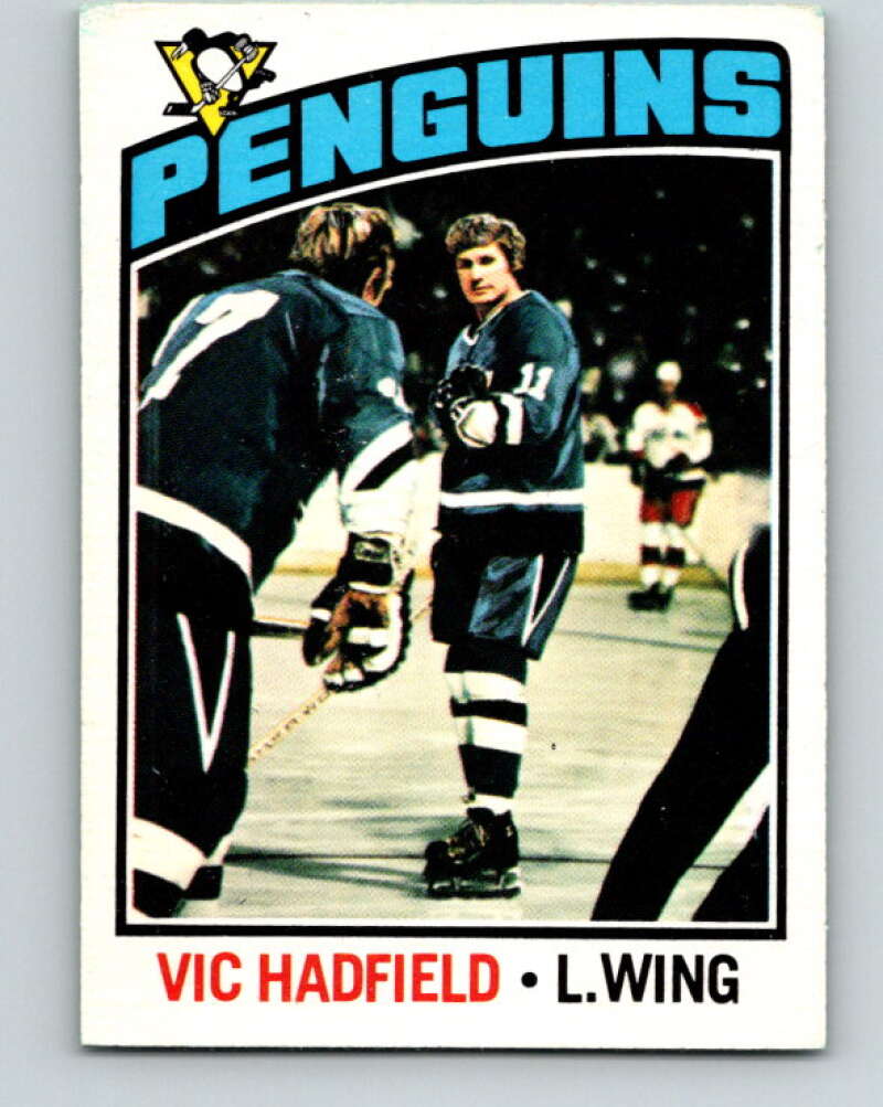 1976-77 O-Pee-Chee #226 Vic Hadfield Pittsburgh Penguins V12353