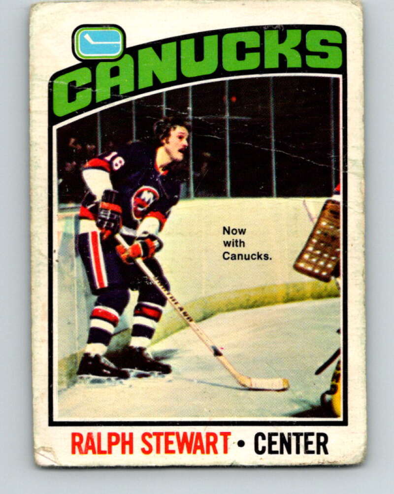1976-77 O-Pee-Chee #229 Ralph Stewart Vancouver Canucks V12361