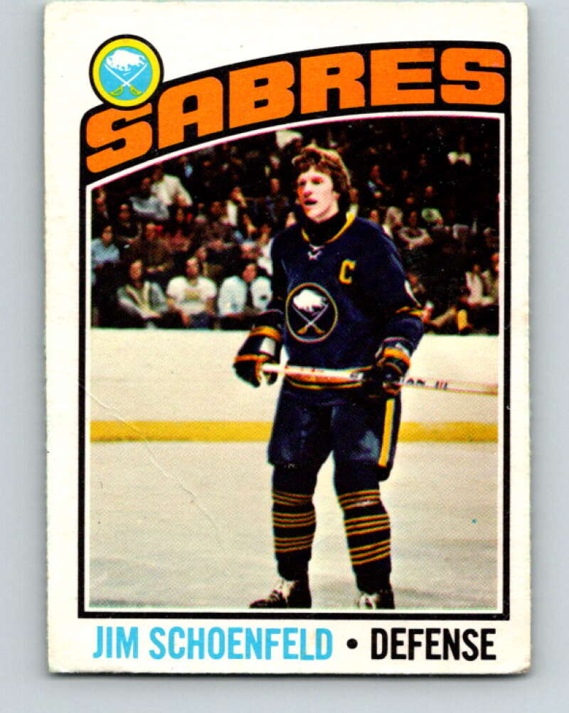 1976-77 O-Pee-Chee #241 Jim Schoenfeld Buffalo Sabres V12389
