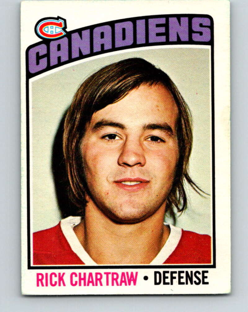 1976-77 O-Pee-Chee #244 Rick Chartraw Montreal Canadiens V12397