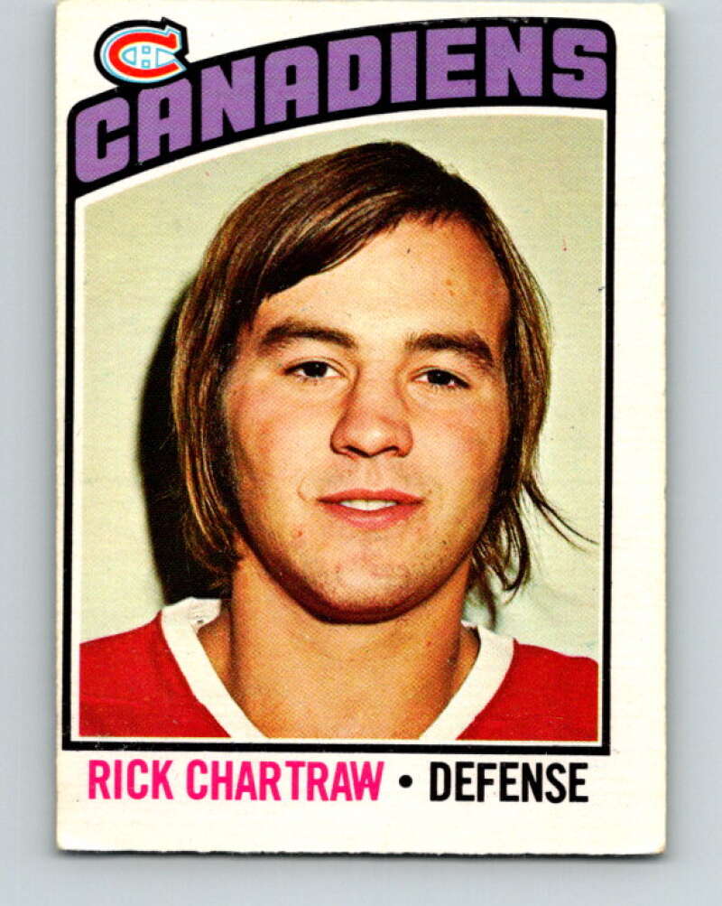 1976-77 O-Pee-Chee #244 Rick Chartraw Montreal Canadiens V12398
