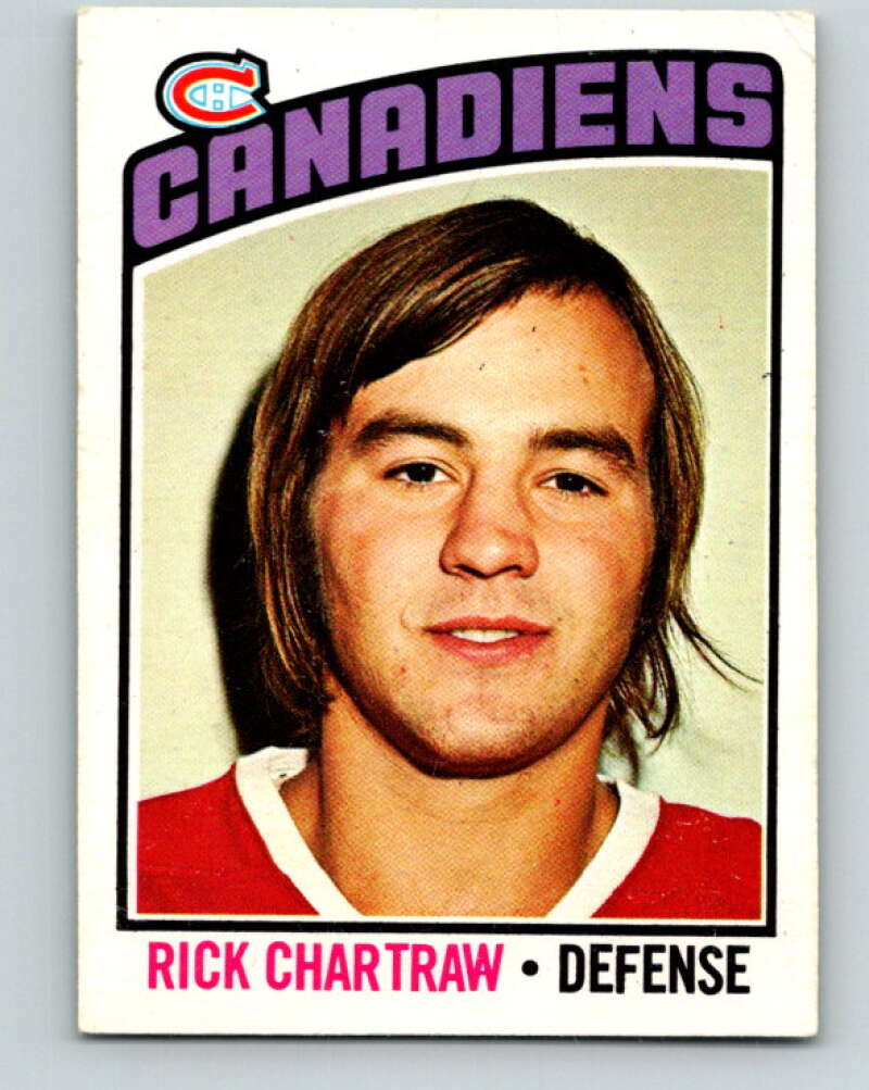1976-77 O-Pee-Chee #244 Rick Chartraw Montreal Canadiens V12399