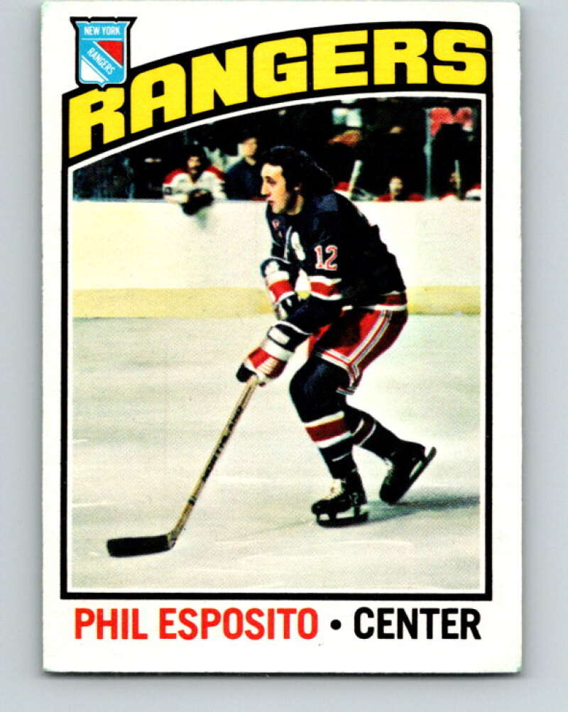 1976-77 O-Pee-Chee #245 Phil Esposito New York Rangers V12401