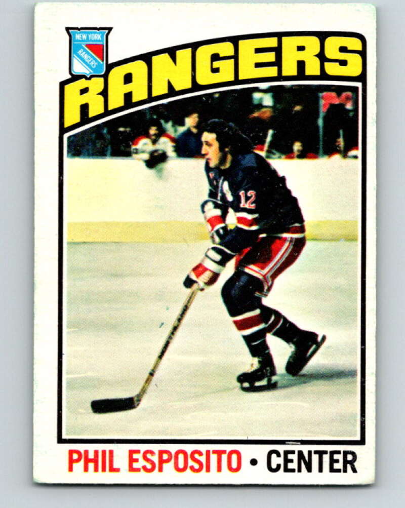 1976-77 O-Pee-Chee #245 Phil Esposito New York Rangers V12403
