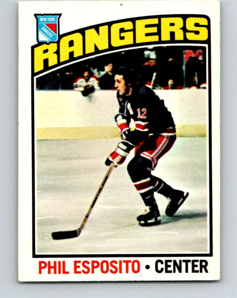 1976-77 O-Pee-Chee #245 Phil Esposito New York Rangers V12404
