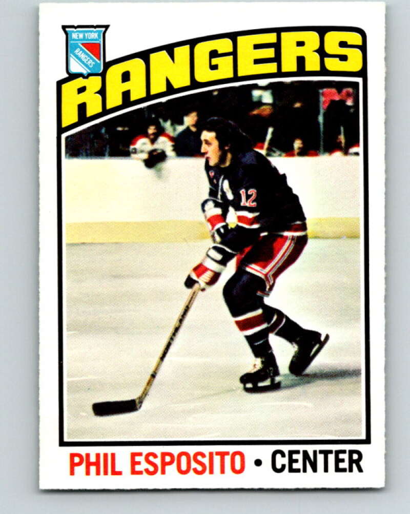 1976-77 O-Pee-Chee #245 Phil Esposito New York Rangers V12405