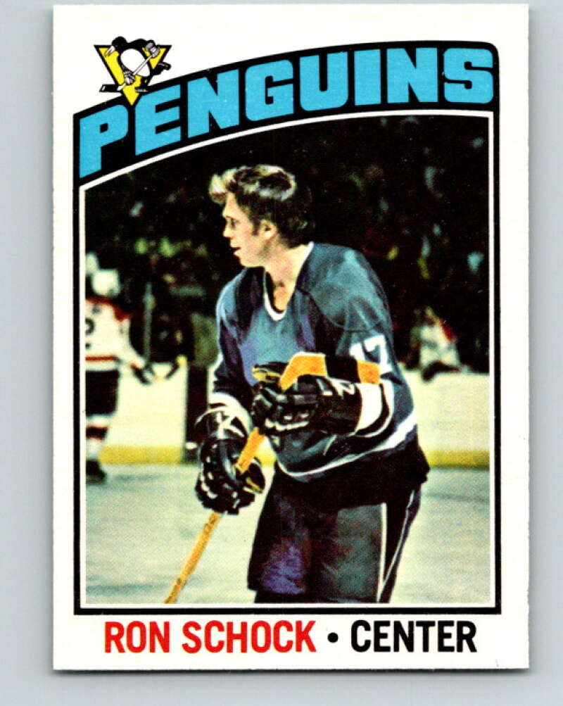 1976-77 O-Pee-Chee #248 Ron Schock Pittsburgh Penguins V12411
