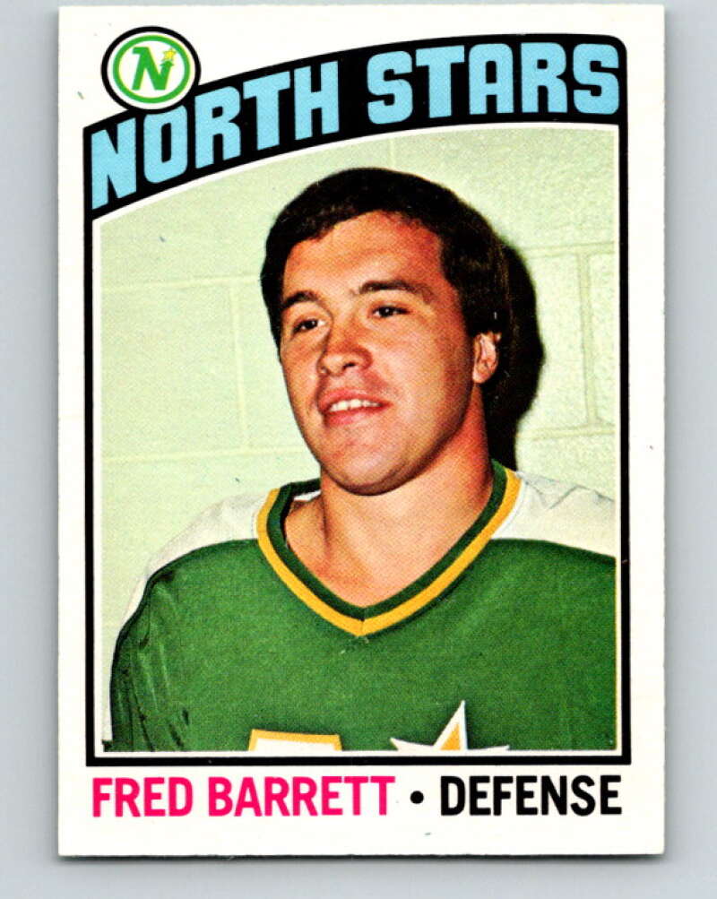 1976-77 O-Pee-Chee #249 Fred Barrett Minnesota North Stars V12414
