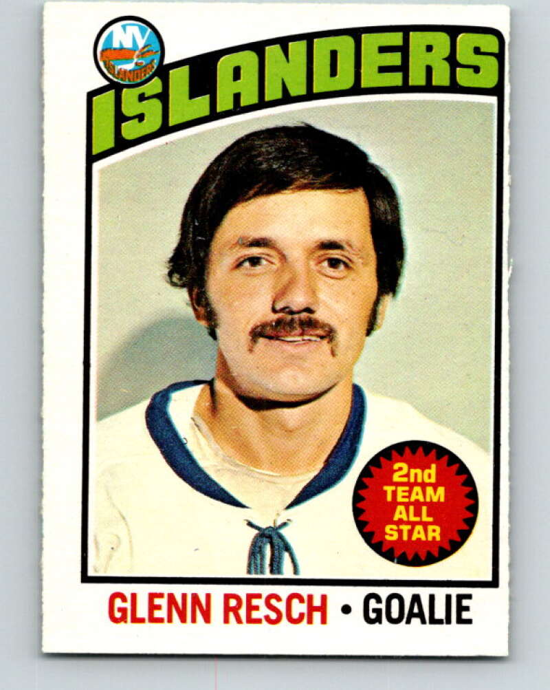 1976-77 O-Pee-Chee #250 Glenn Resch New York Islanders V12418