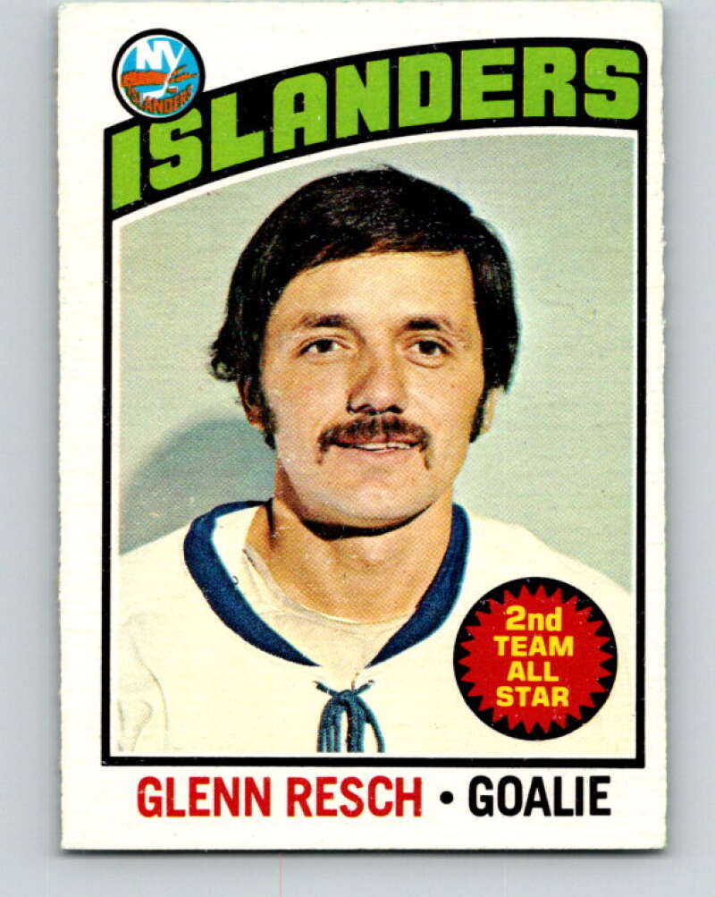 1976-77 O-Pee-Chee #250 Glenn Resch New York Islanders V12419