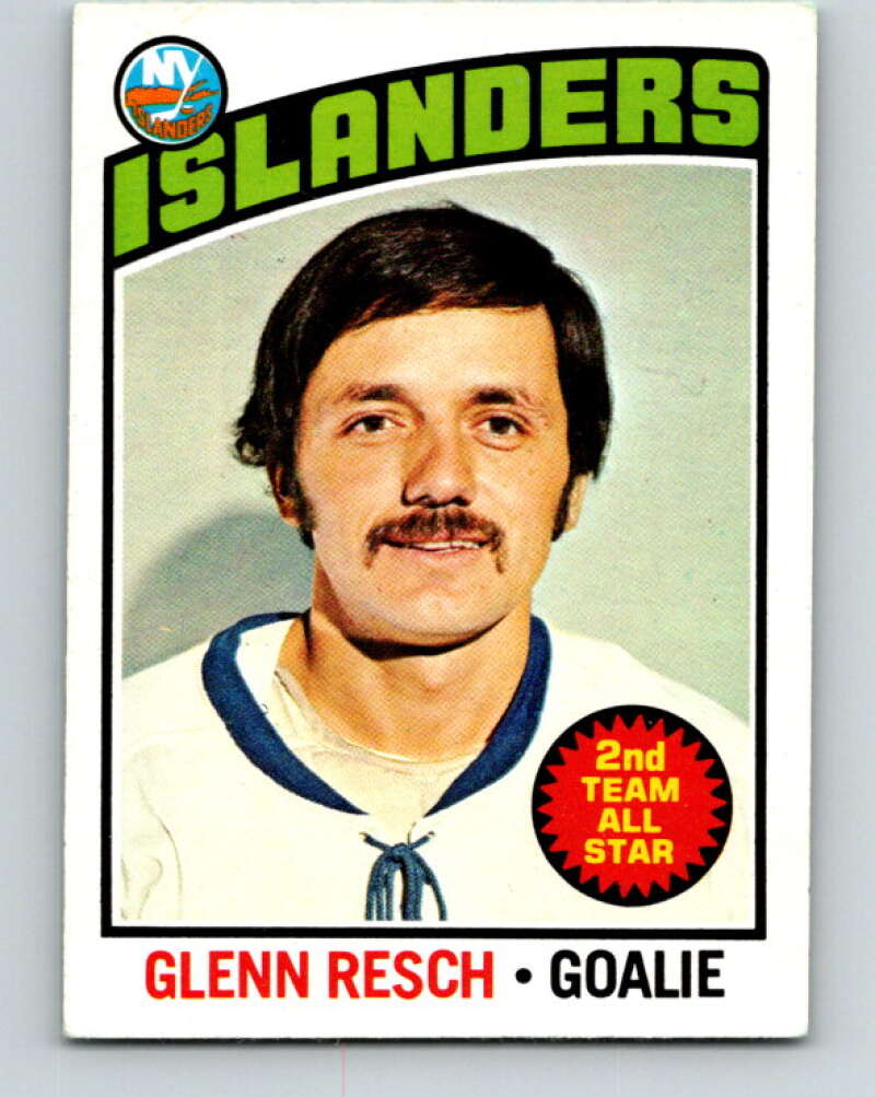 1976-77 O-Pee-Chee #250 Glenn Resch New York Islanders V12420