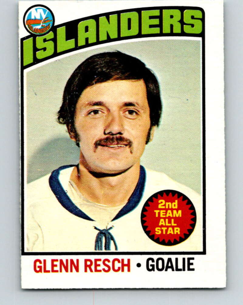 1976-77 O-Pee-Chee #250 Glenn Resch New York Islanders V12421
