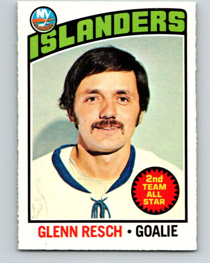 1976-77 O-Pee-Chee #250 Glenn Resch New York Islanders V12422