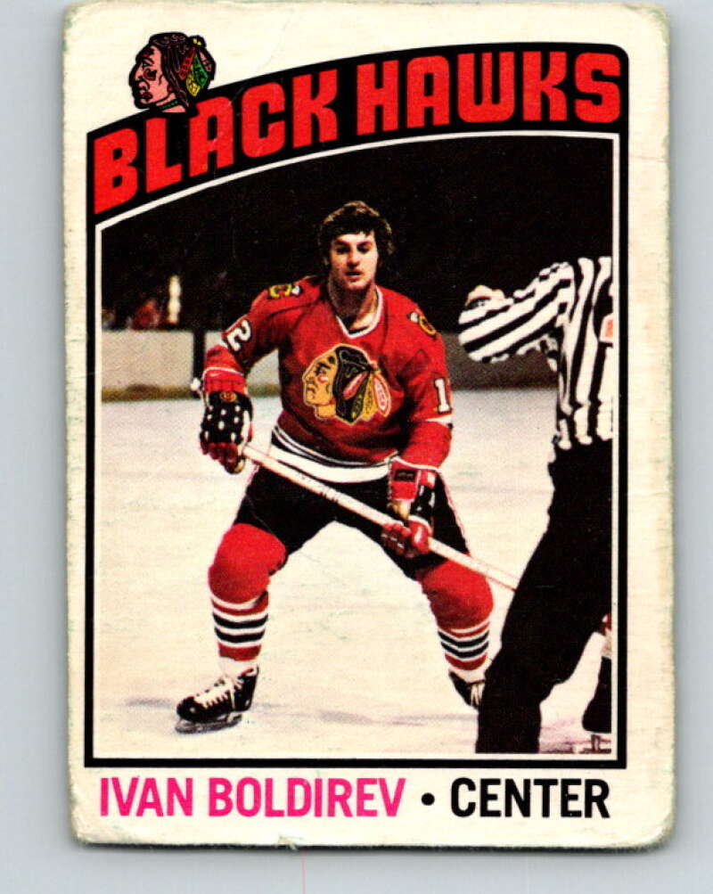 1976-77 O-Pee-Chee #251 Ivan Boldirev Chicago Blackhawks V12423