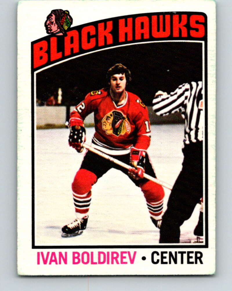 1976-77 O-Pee-Chee #251 Ivan Boldirev Chicago Blackhawks V12424