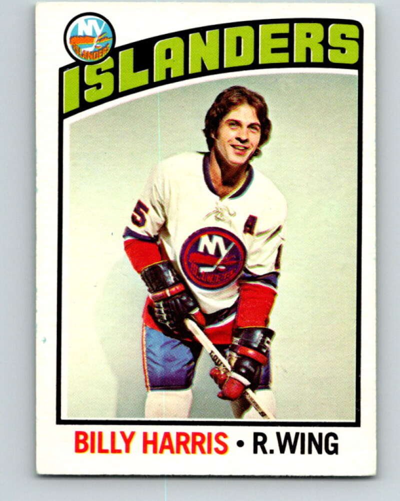 1976-77 O-Pee-Chee #252 Billy Harris New York Islanders V12428