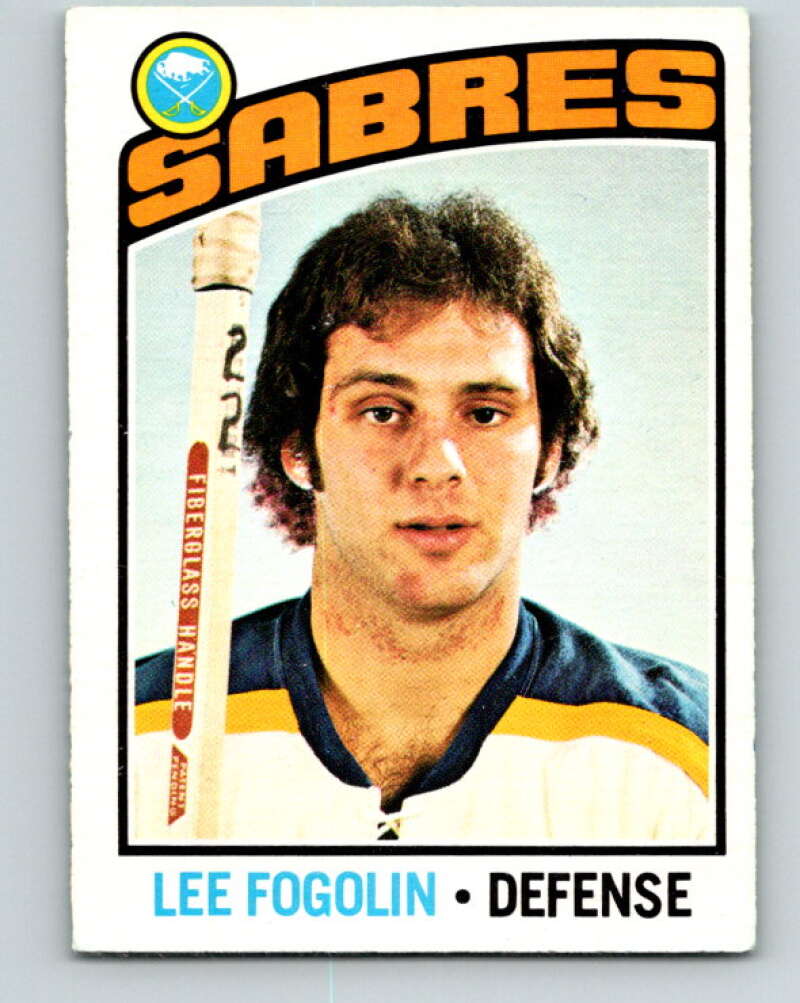 1976-77 O-Pee-Chee #253 Lee Fogolin Buffalo Sabres V12429