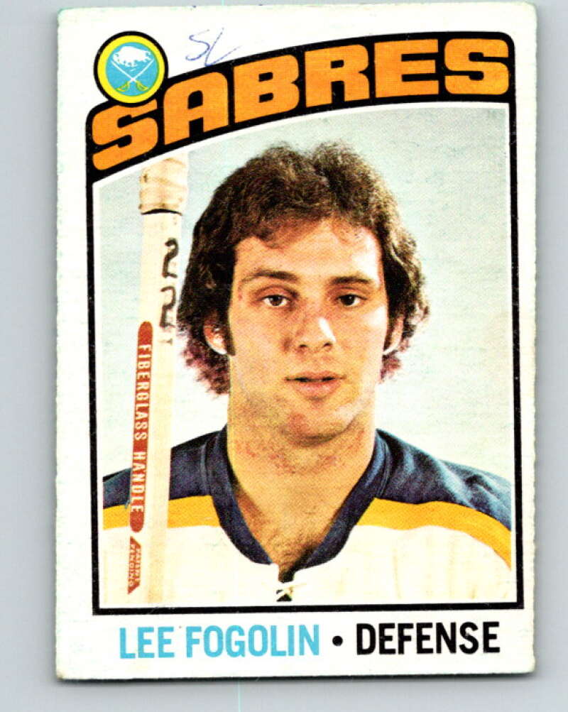 1976-77 O-Pee-Chee #253 Lee Fogolin Buffalo Sabres V12430
