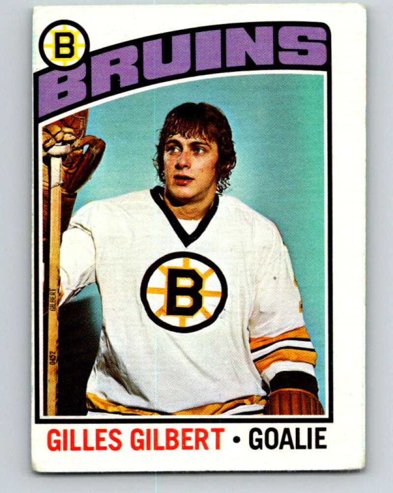1976-77 O-Pee-Chee #255 Gilles Gilbert Boston Bruins V12434