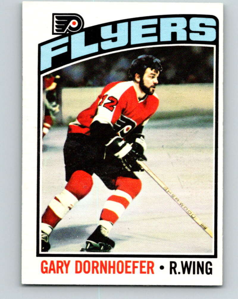1976-77 O-Pee-Chee #256 Gary Dornhoefer Philadelphia Flyers V12435