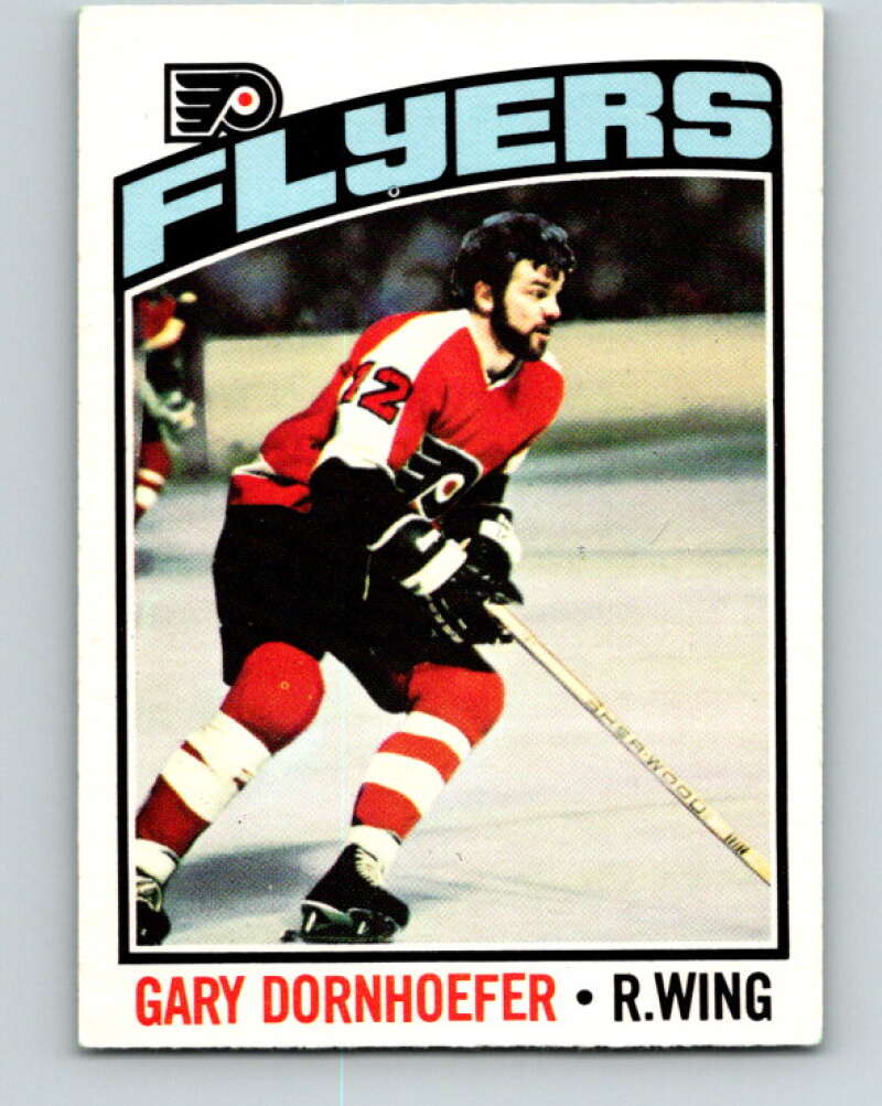 1976-77 O-Pee-Chee #256 Gary Dornhoefer Philadelphia Flyers V12436