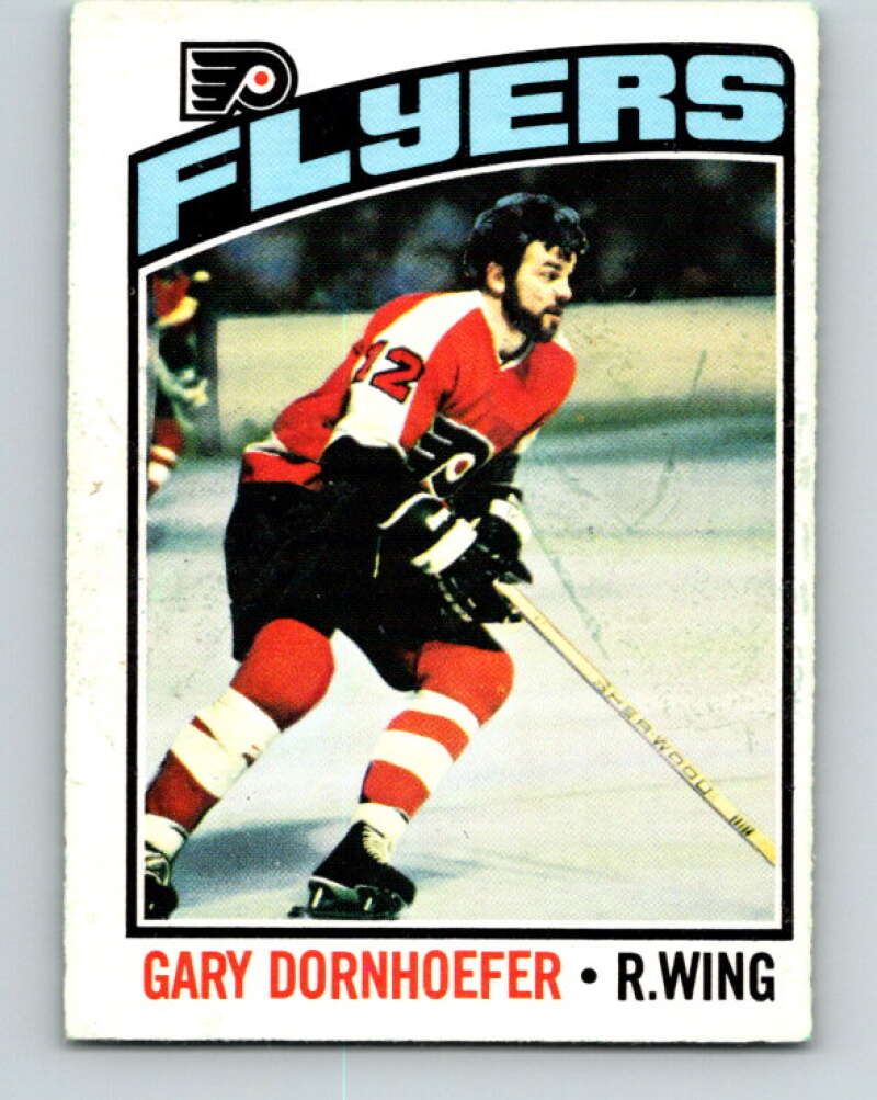 1976-77 O-Pee-Chee #256 Gary Dornhoefer Philadelphia Flyers V12437